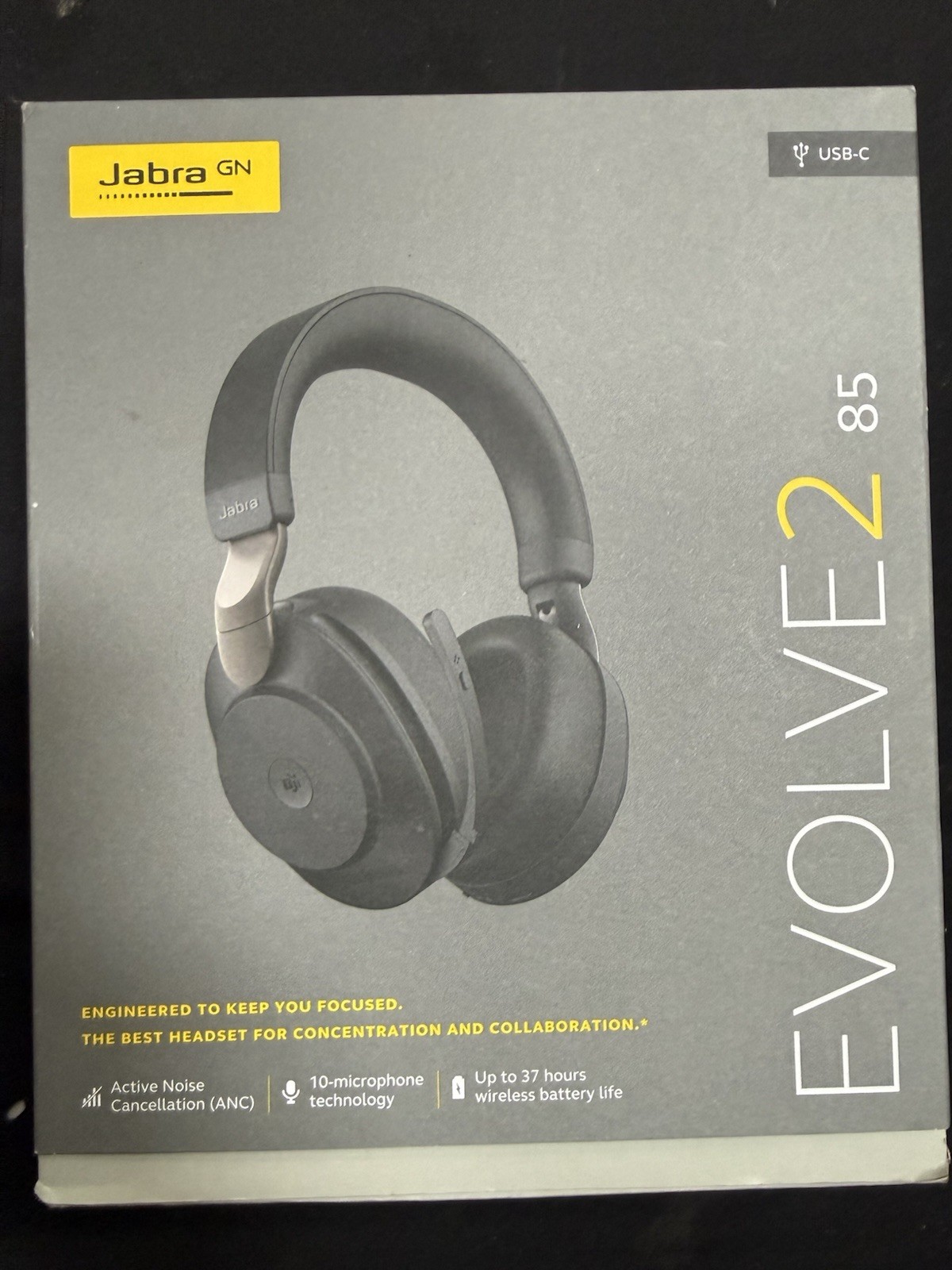 Jabra EVOLVE2 85, LINK380C MS Stereo Black , 28599-999-899