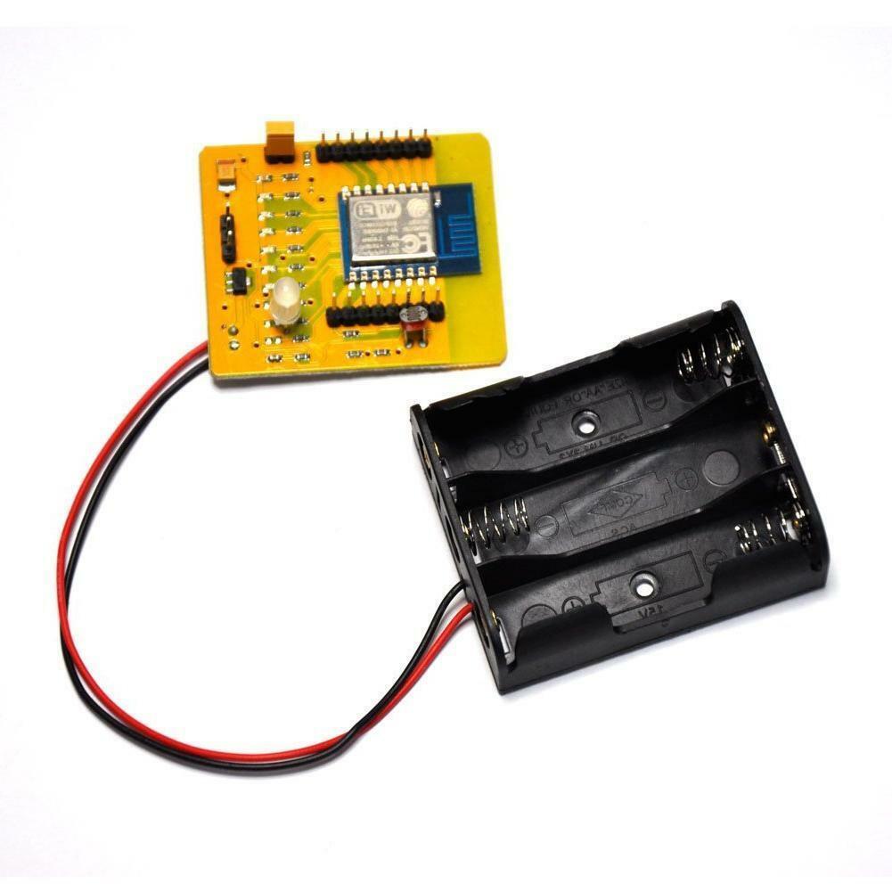 ESP8266 WIFI Serial Wireless Dev Test Board IO Leads ESP-12 /w AA Battery Holder