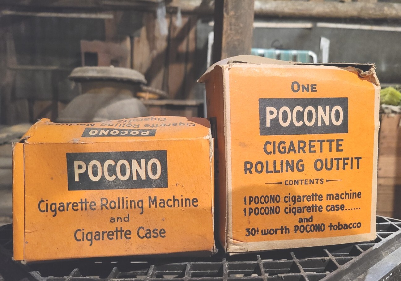 Vintage Pocono Cigarette Rolling Machine Vintage Rolling Outfit Complete In Box