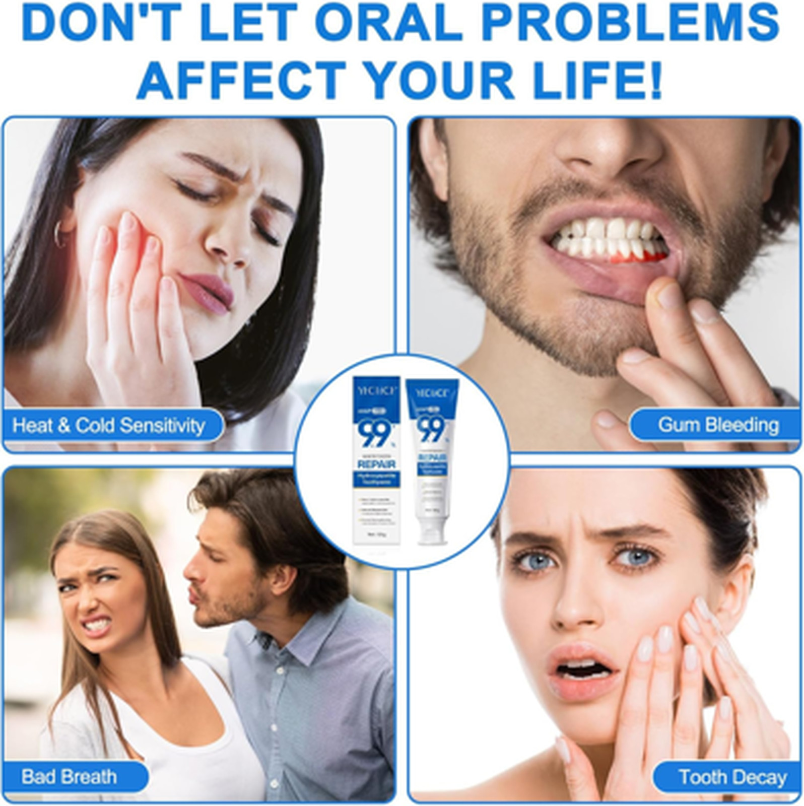 Hydroxyapatite Toothpaste 2 Pack Enamel Protection Tooth Strengthening Natural