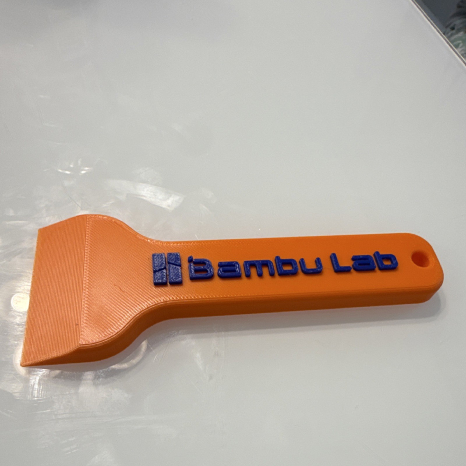 Bambu Lab Orange Plastic Scraper Tool