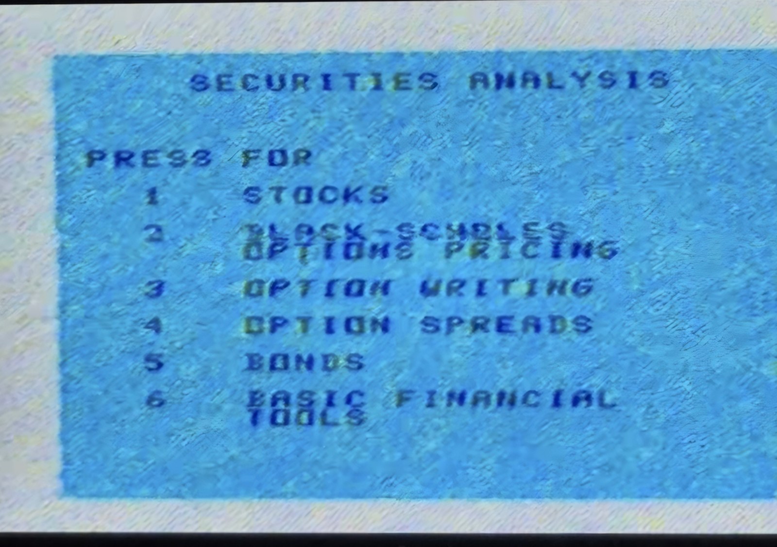 Texas Instruments TI 99/4A Securities Analysis Complete in Box - Tested working