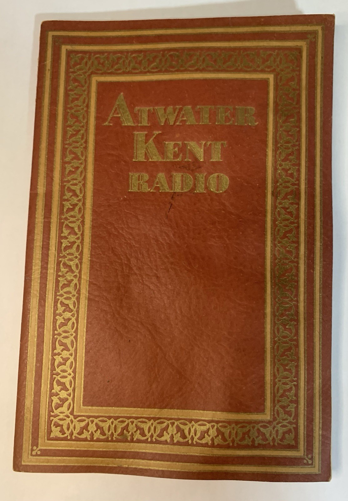 VINTAGE 1929 ATWATER KENT RADIO SALES CATALOG BOOK - Some Water Damage