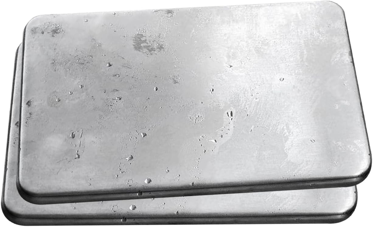 Outset Stainless Steel Ice Packs, Set of 2 Travel Ice Packs, 7” x 4.75” x 0.