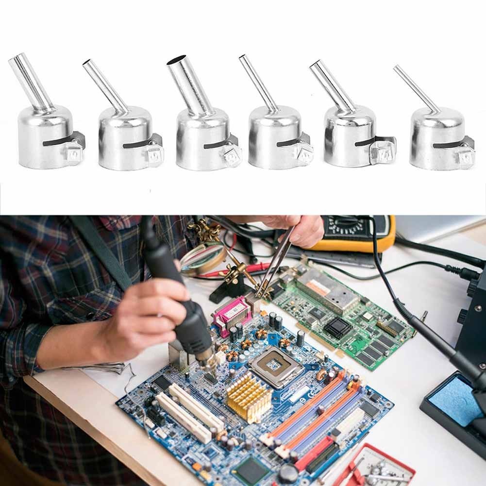 Essential Kit Multi size 6PCS Hot Air Nozzles Compatible with Various Models