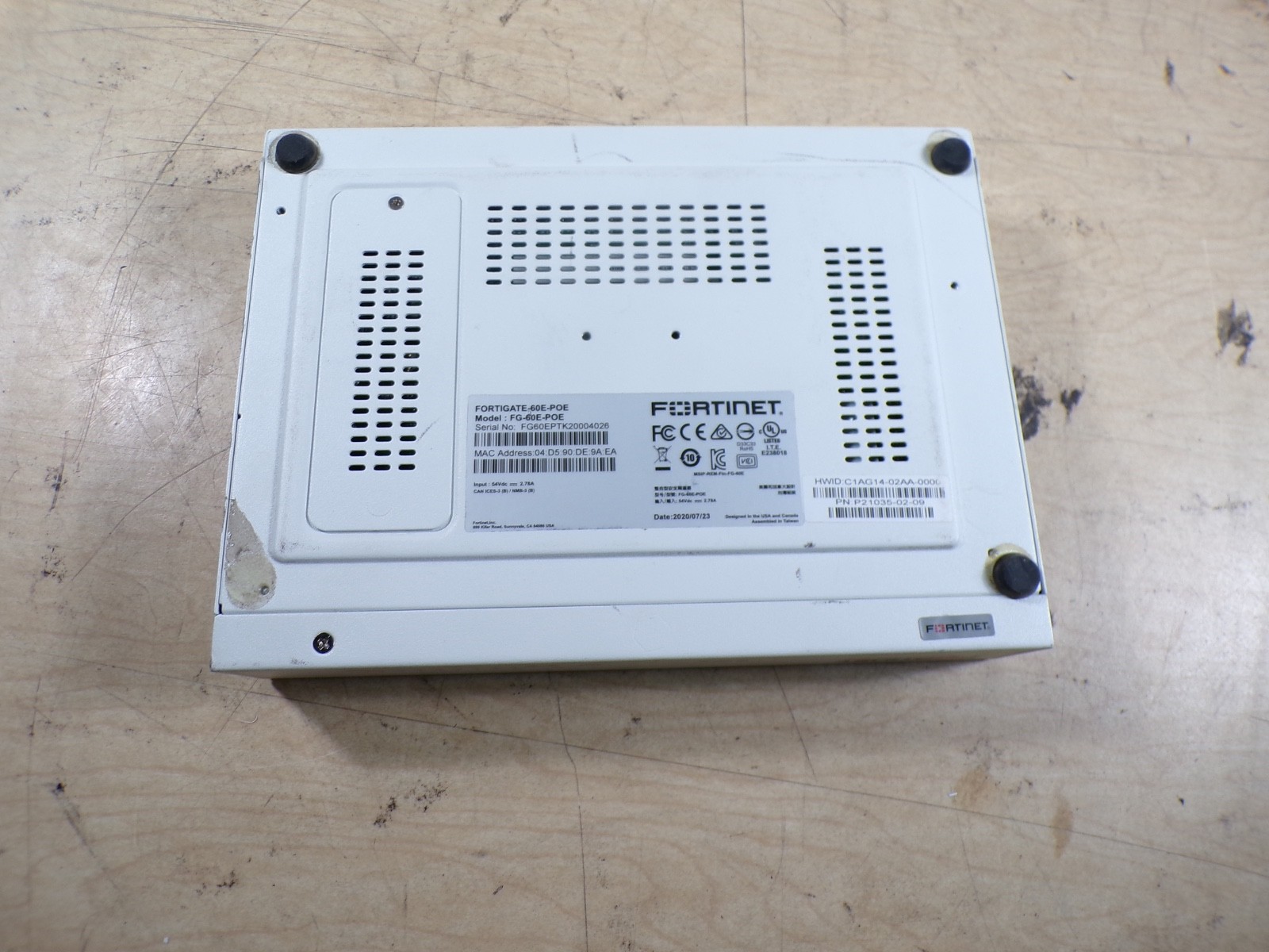 FORTINET FORTIGATE 30E FG-30E NETWORK SECURITY FIREWALL APPLIANCE