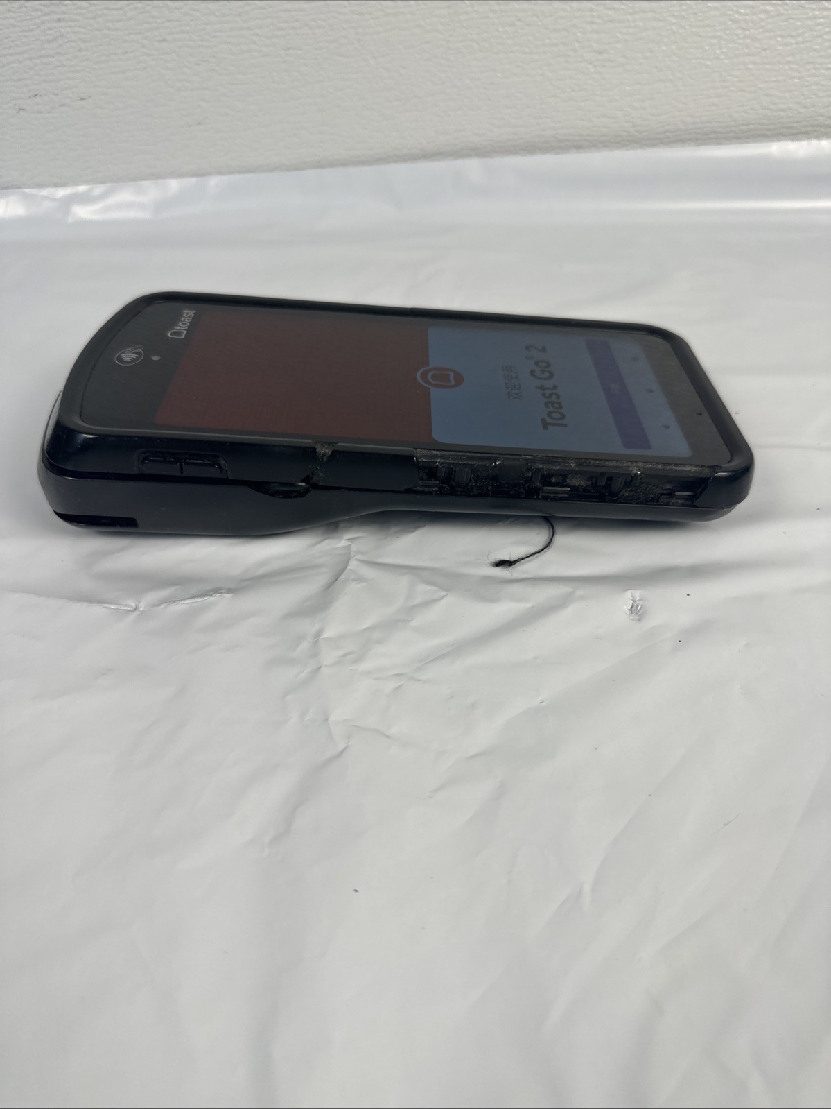 Toast Go 2 TG200 Handheld POS - Tested Working - Charging Cable - Case Damage
