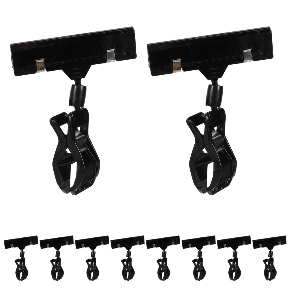 10 Pcs Shelf Advertising Clip Grocery Store Aisle Signage Display Rack
