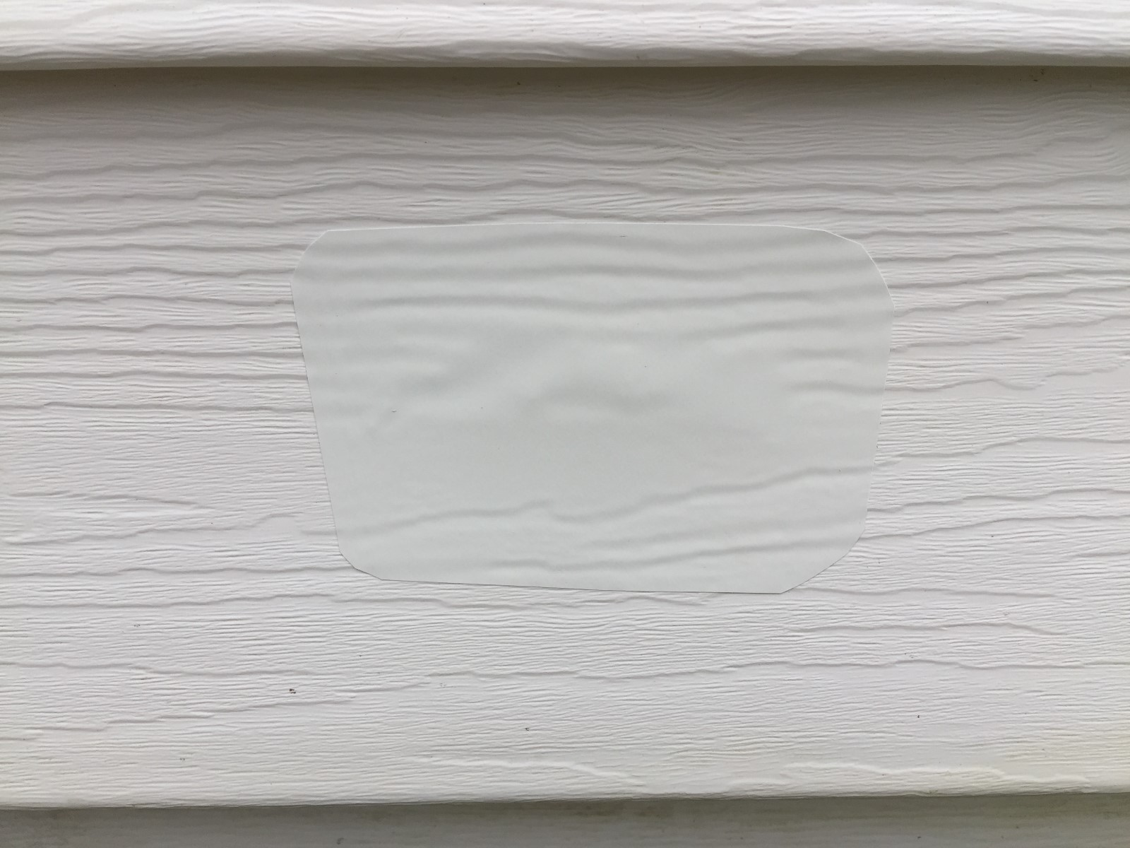 SmartPatch Vinyl Siding Repair Kit: 2 Large Durable Self-Adhesive Patches EASY!!