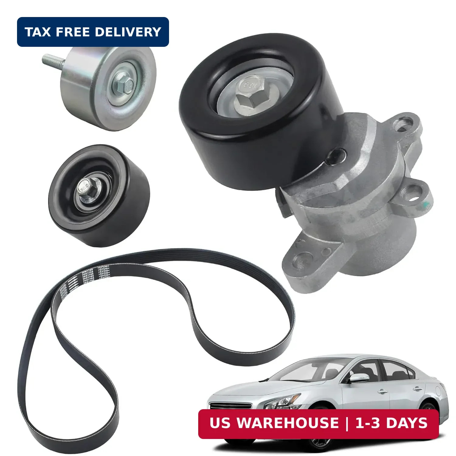 Serpentine Drive Belt Tensioner Pulley Idler Pulley 11955-JA10D 11955-JA10D