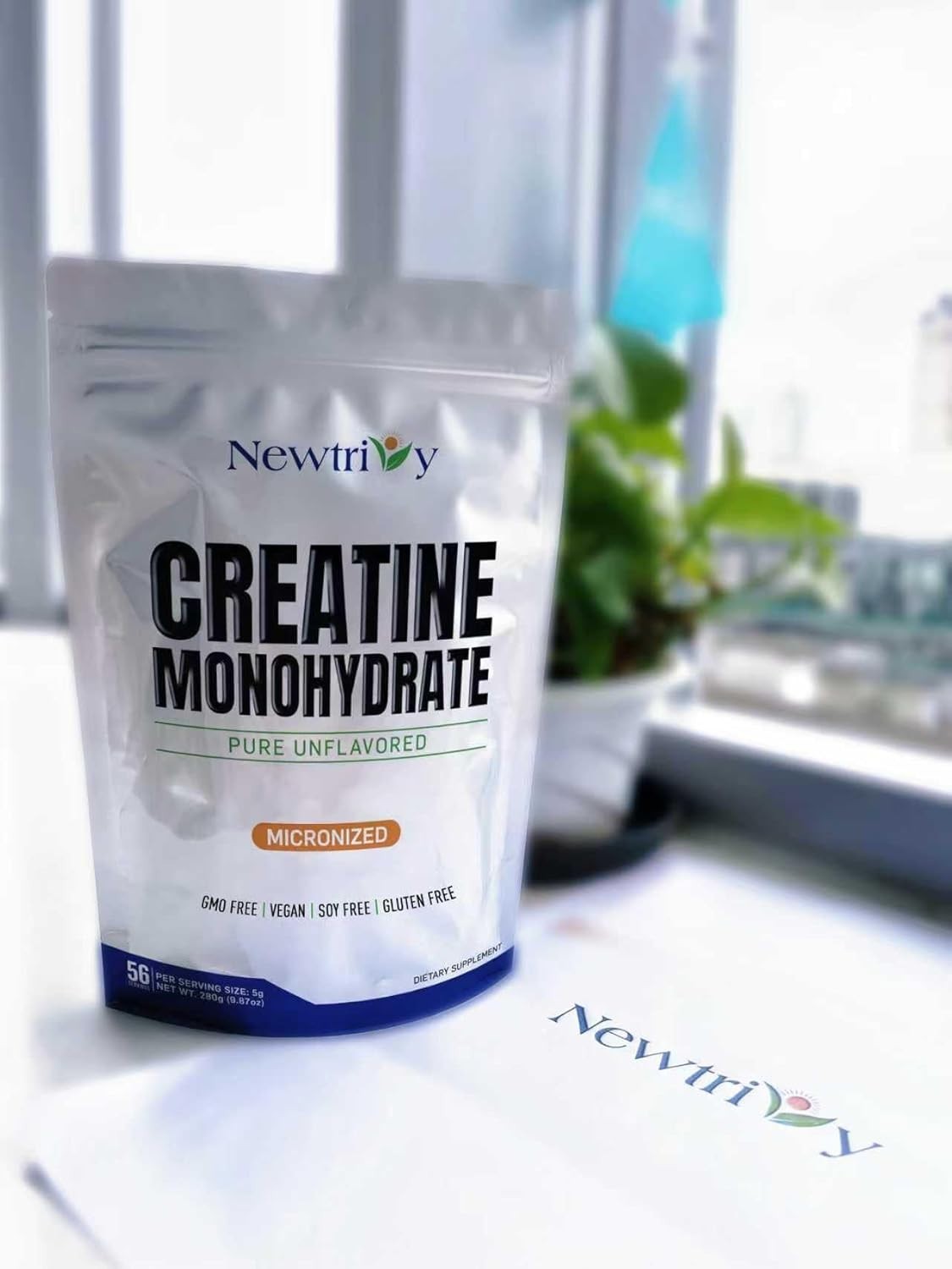Unflavored Micronized Creatine Monohydrate 280g for Enhanced Performance