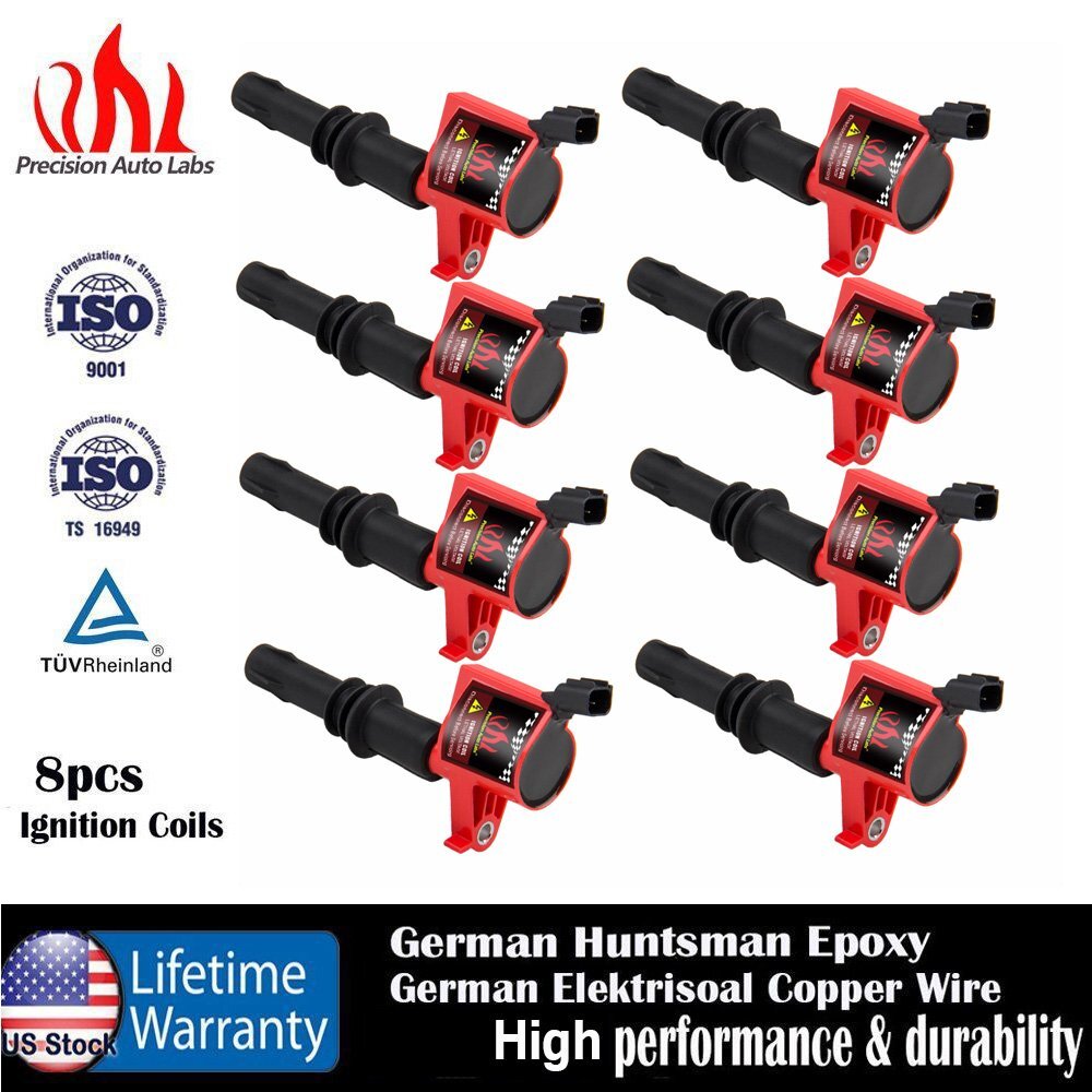 Set of 8 Pack Ignition Coils Pack For Ford F-150 F-250 3 Valve 4.6/5.4L DG511