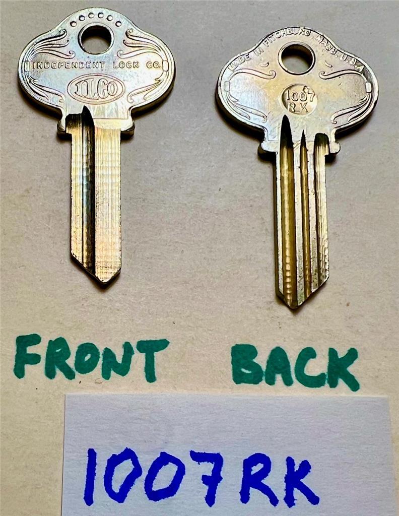 Vintage 1970s 1980s NOS ILCO 1007RK key blanks new old stock 43RK 275RK