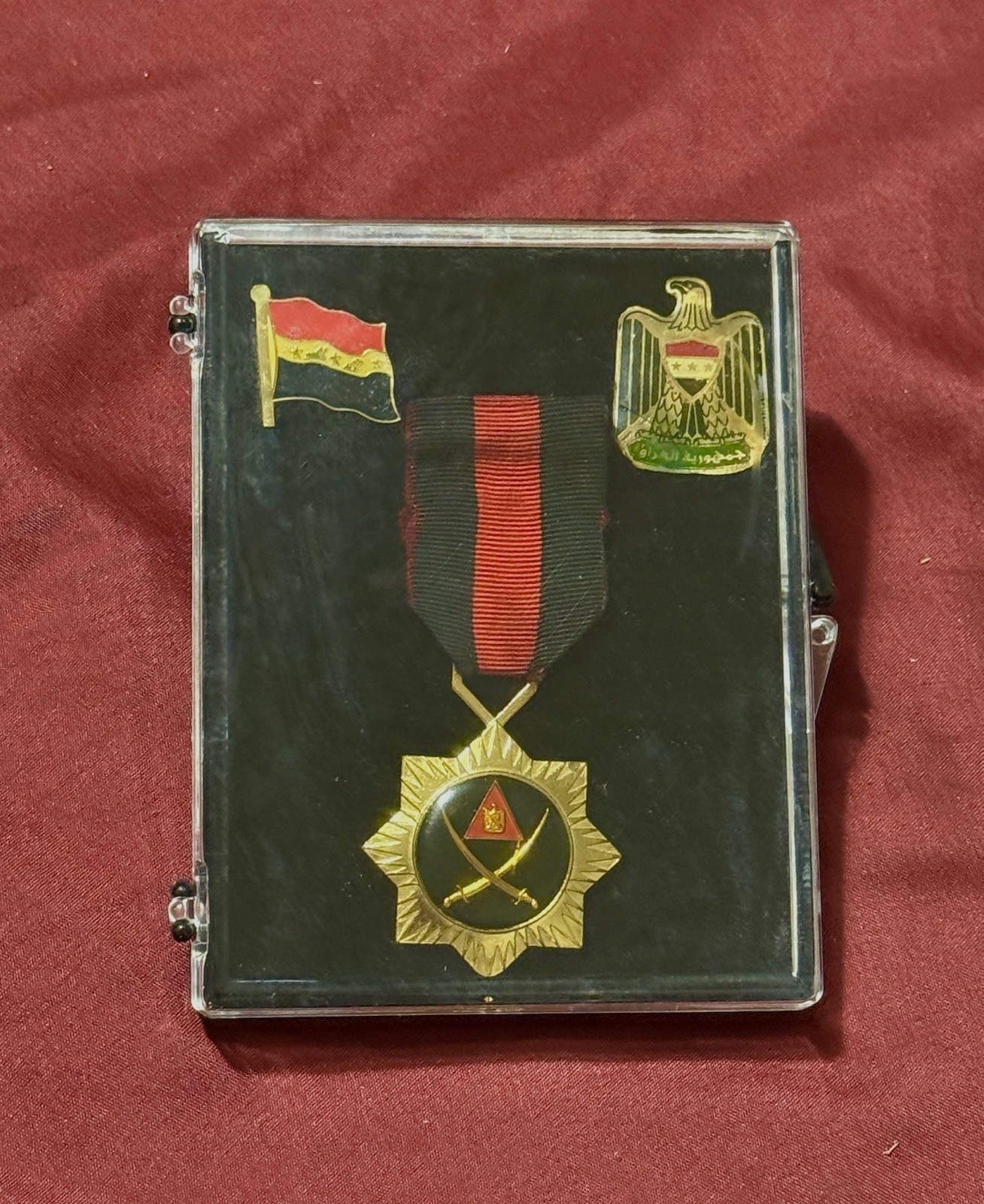 IRAQ- VINTAGE IRAQI THE MEDAL FOR BRAVERY 1980’s, GERMAN MADE