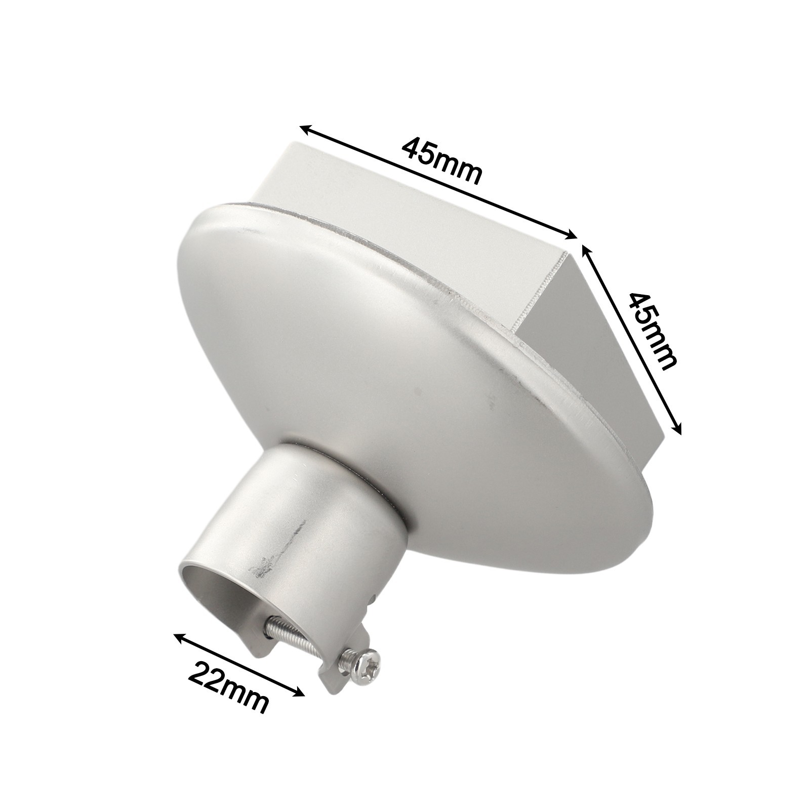 Stainless Steel 45mm Hot Air Nozzle Perfect for High Temperature Use in Repairs