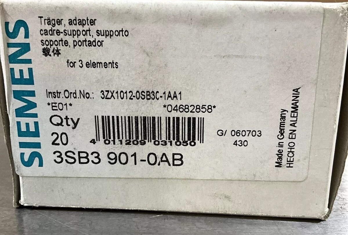 20 PCS SIEMENS 3SB3901-0AB Contact Switch Module NOS Surplus