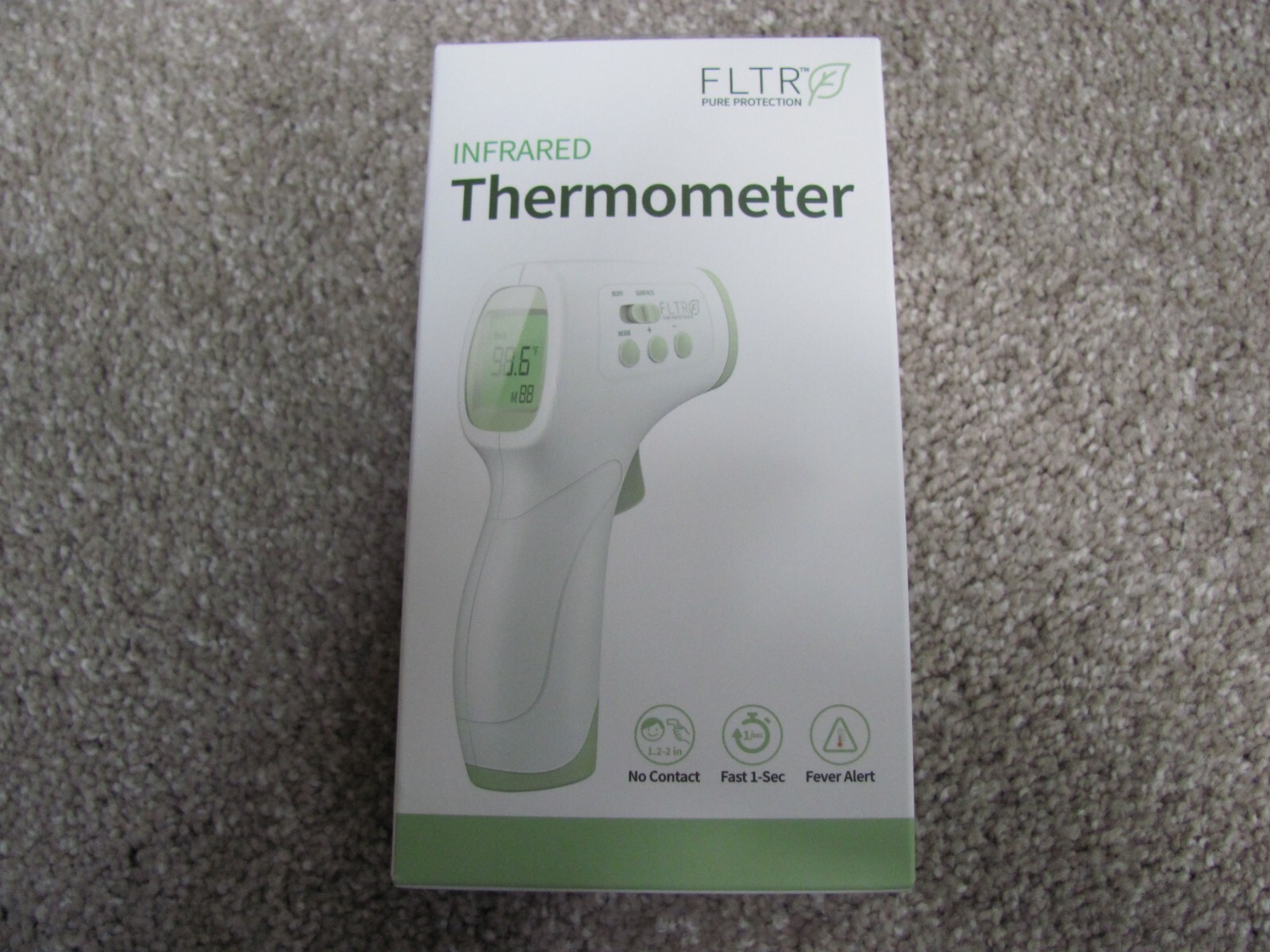 Brand New FLTR No Contact Infrared Digital Forehead Thermometer (TMP101)