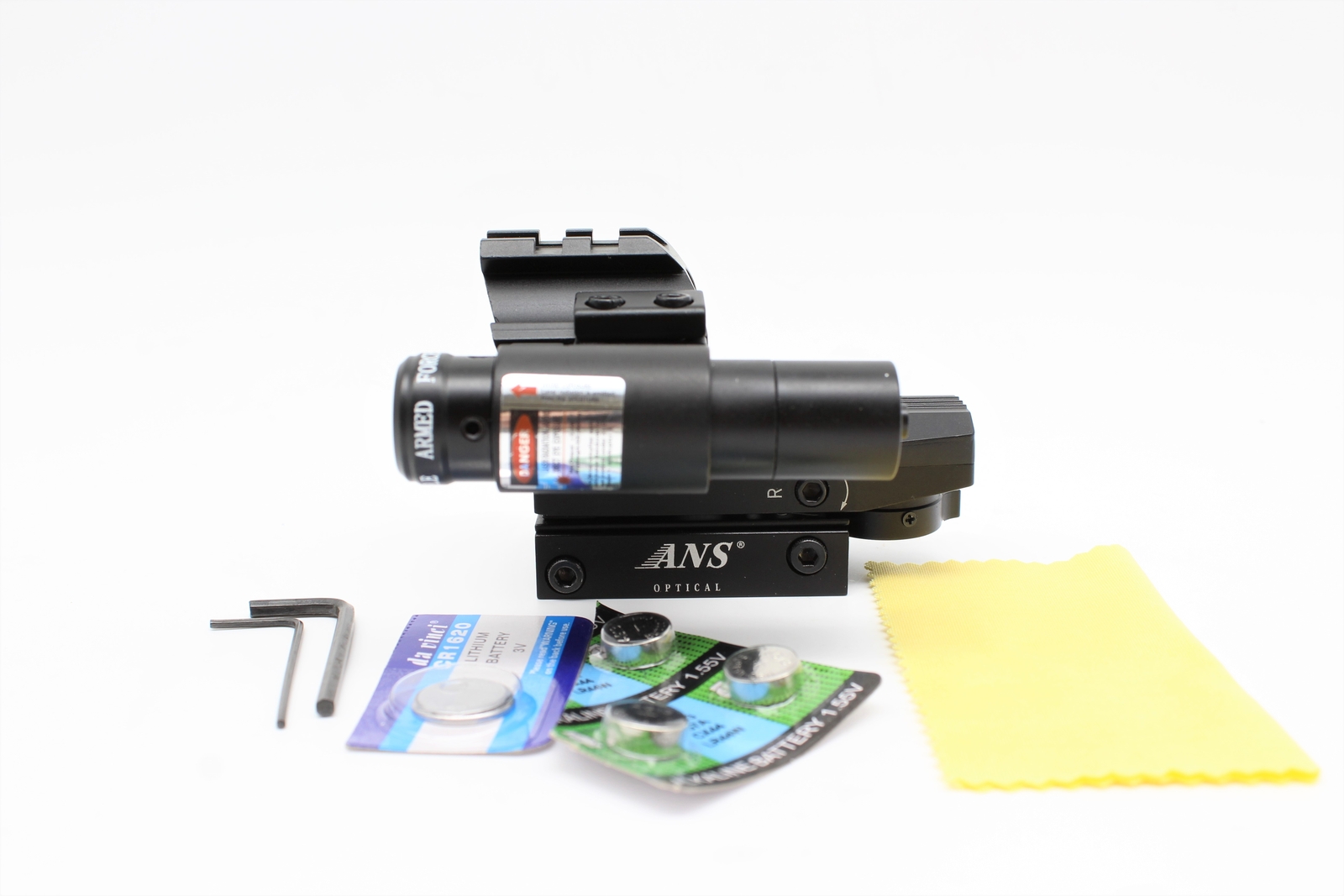 Holographic Red / Green 4 Reticles Reflex Dot Scope + Laser Scope Combo