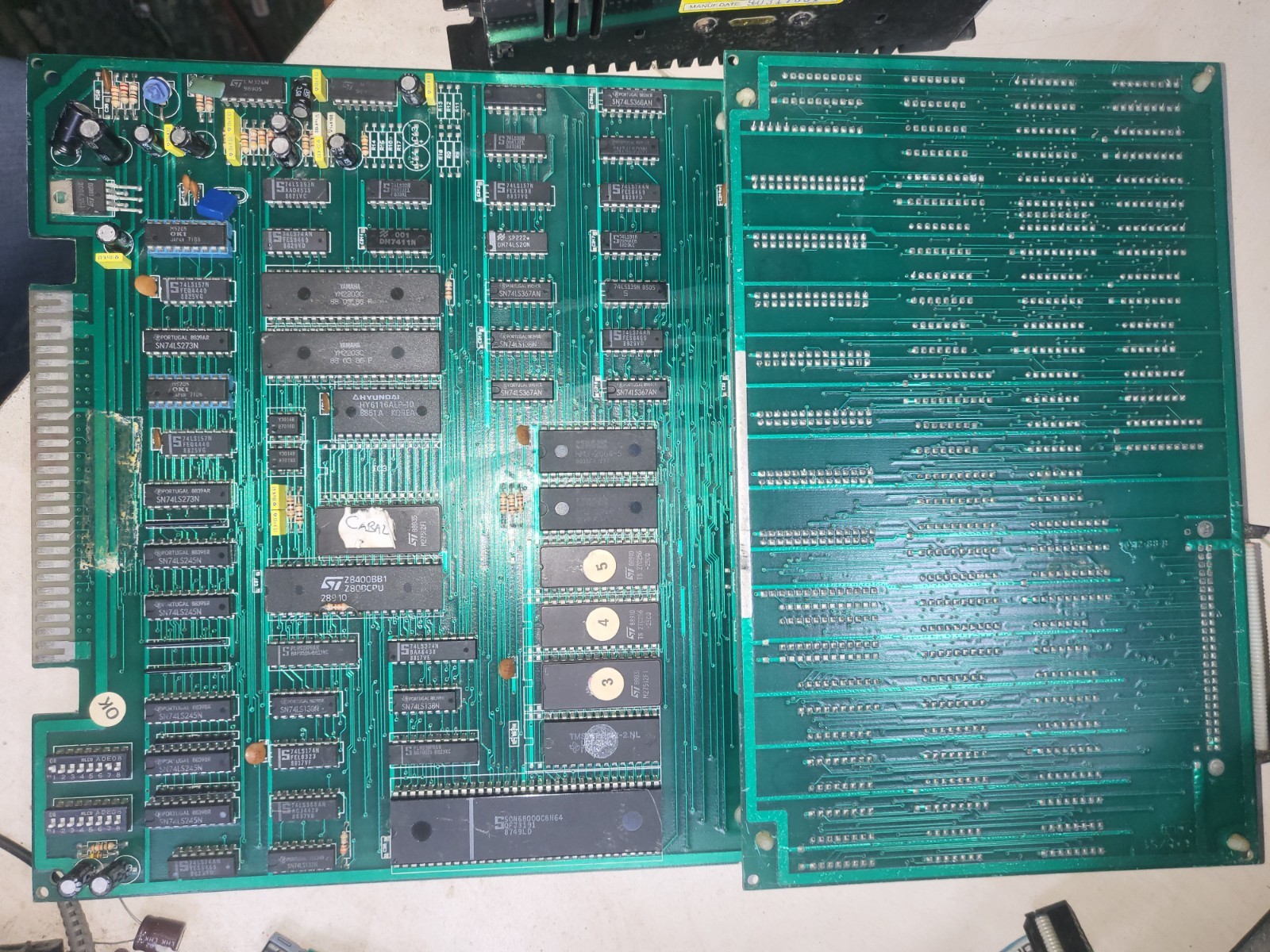 cabal PCB Jamma Video Arcade Game pcb