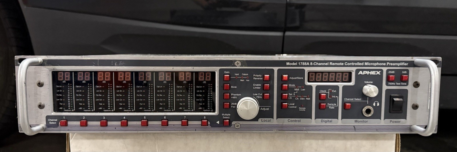 Aphex Model 1788A 8 Channel Microphone Preamp with Digital Output Card