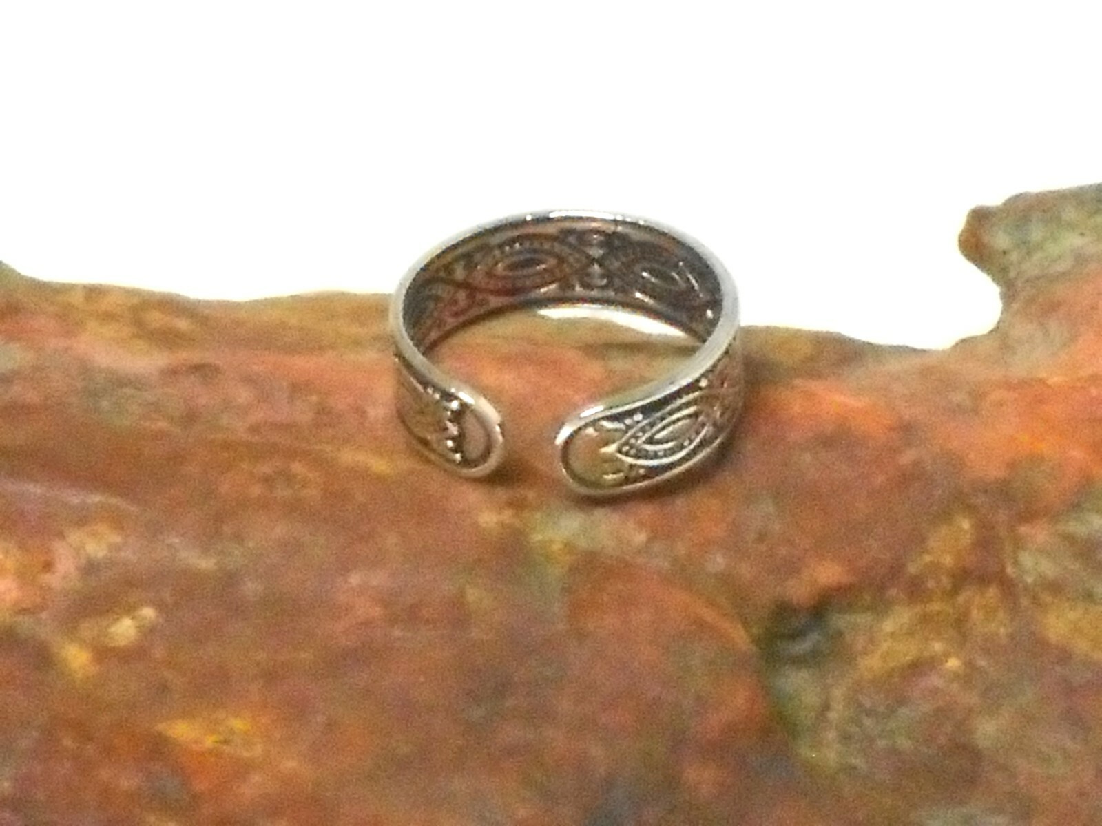 Adjustable TOE RING Sterling Silver 925 - Gift Boxed