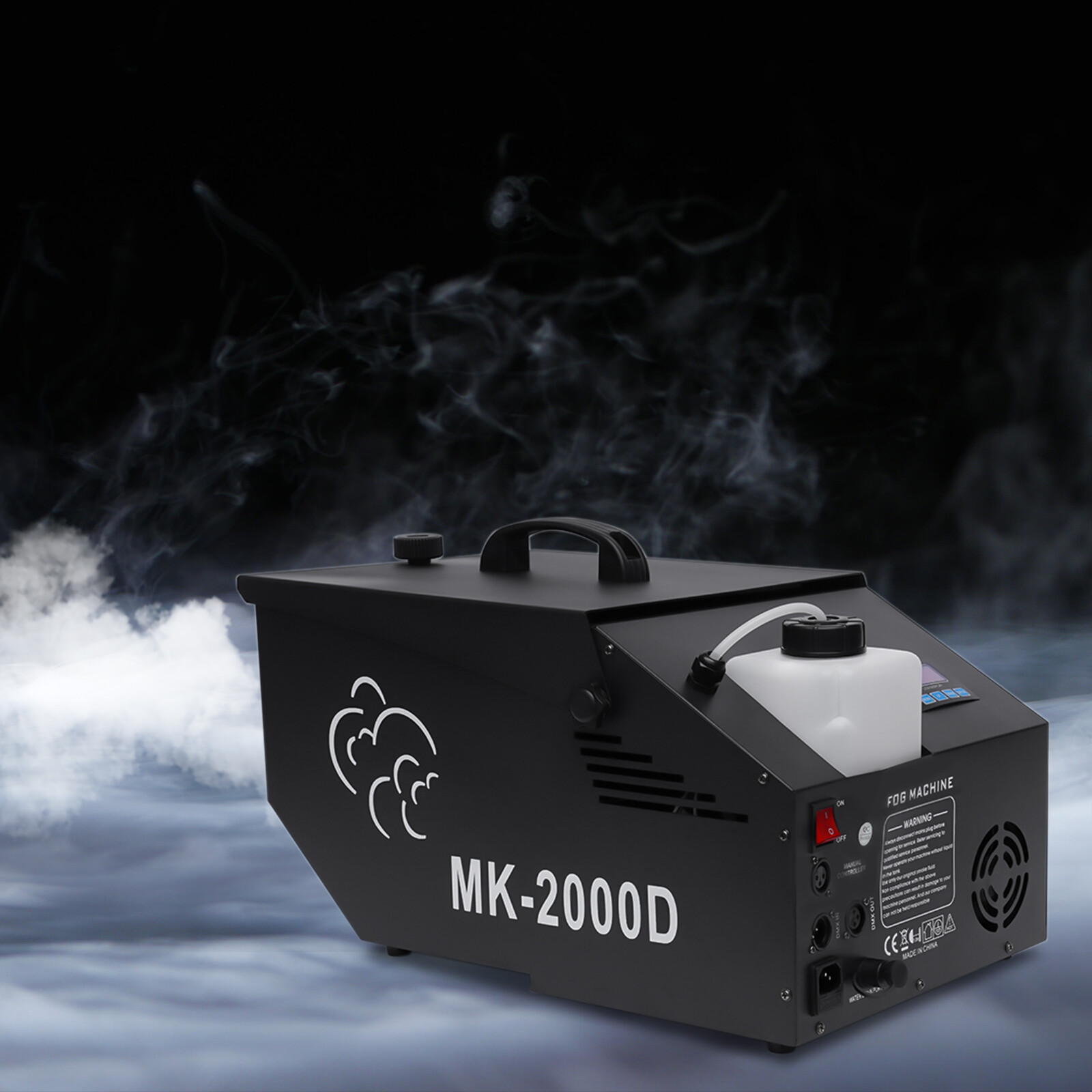Low-Lying Fog Machine Wedding DJ Stage Smoke Effect DMX Dry Ice Fogger w/Remote