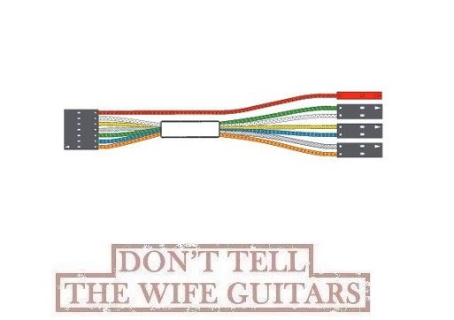 1 ( REAL ) EMG TW Pickup Cable Dual Mode 7-Pin Quick Connect Solderless 16 in