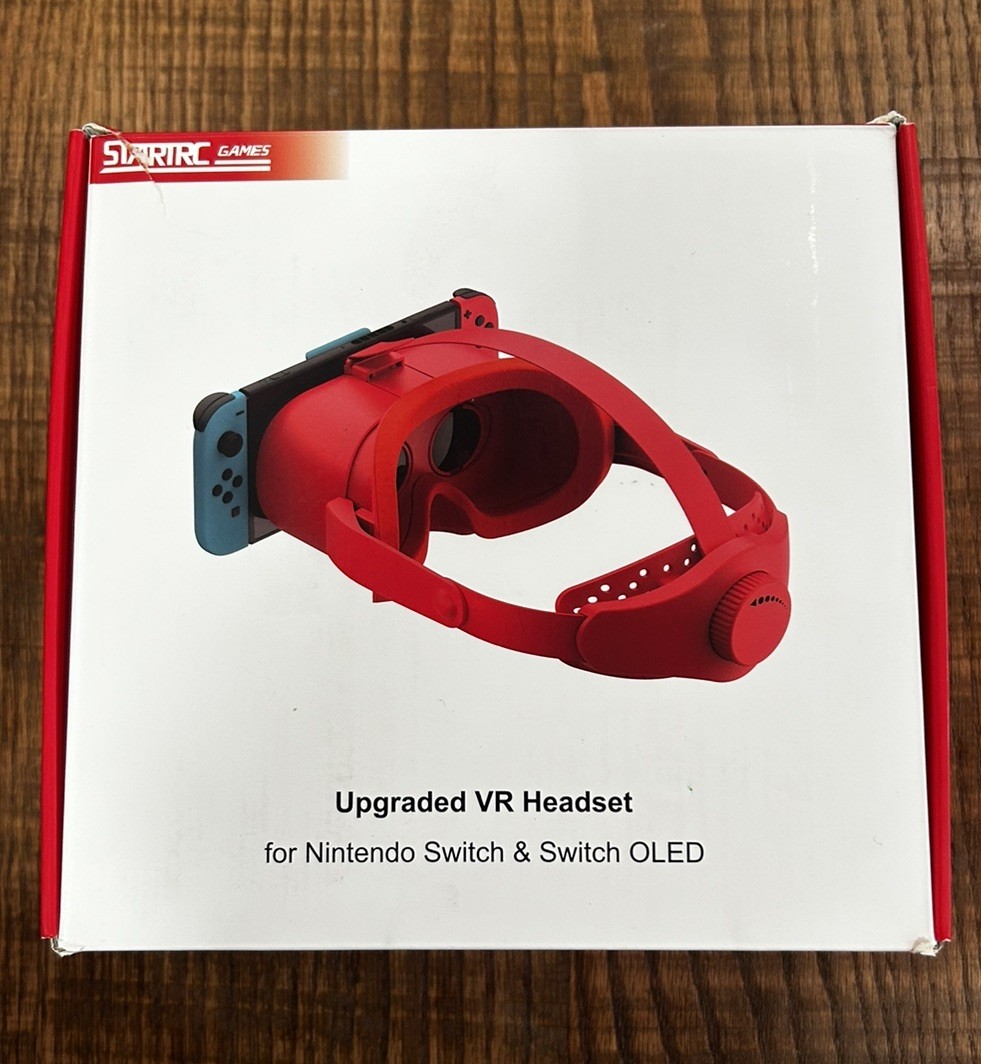 VR Headset Nintendo Switch/OLED Virtual Reality Glasses, StarTrc Games, USA Ship