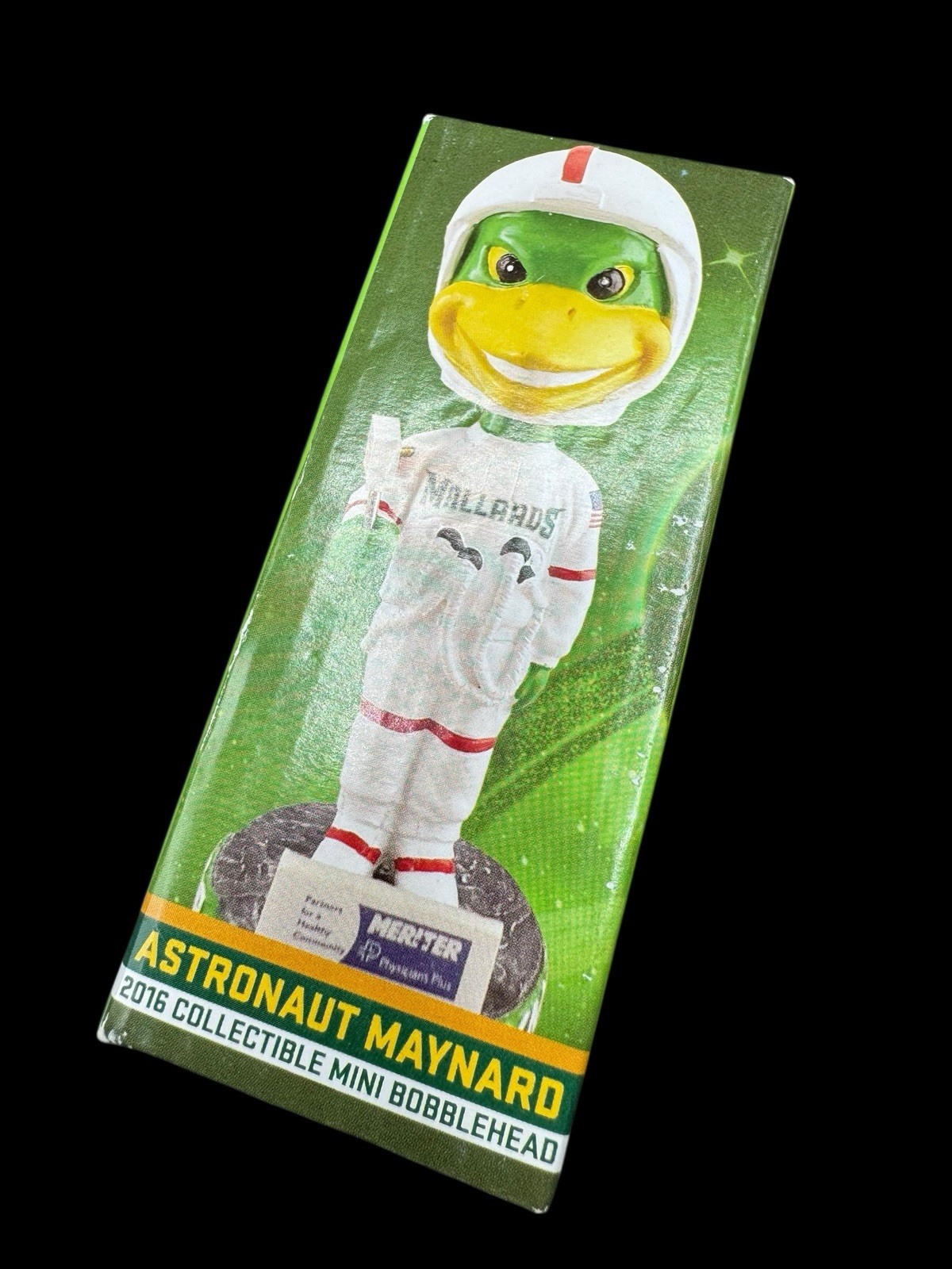 Astronaut Maynard Madison Mallards Bobblehead Baseball Minor League Unboxed (A)