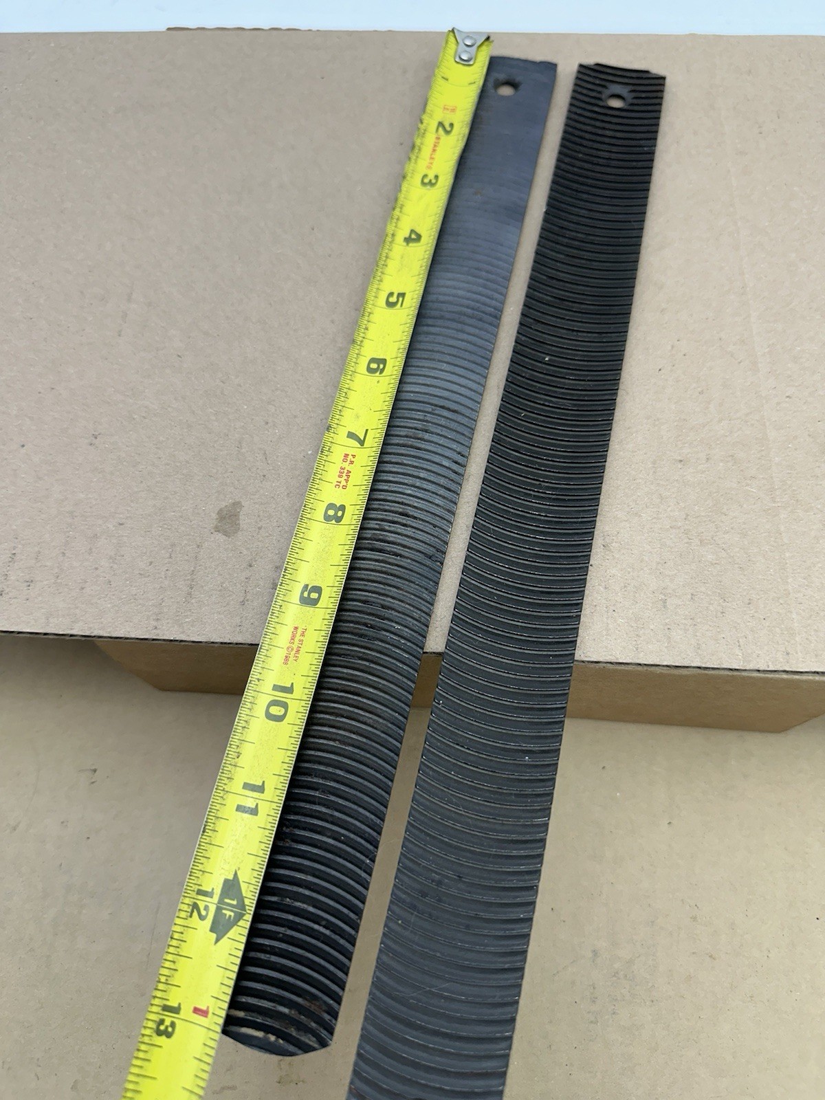 2 Auto Body File Double Hole Middle Tooth Convex File Bodywork Panel Tool 14”