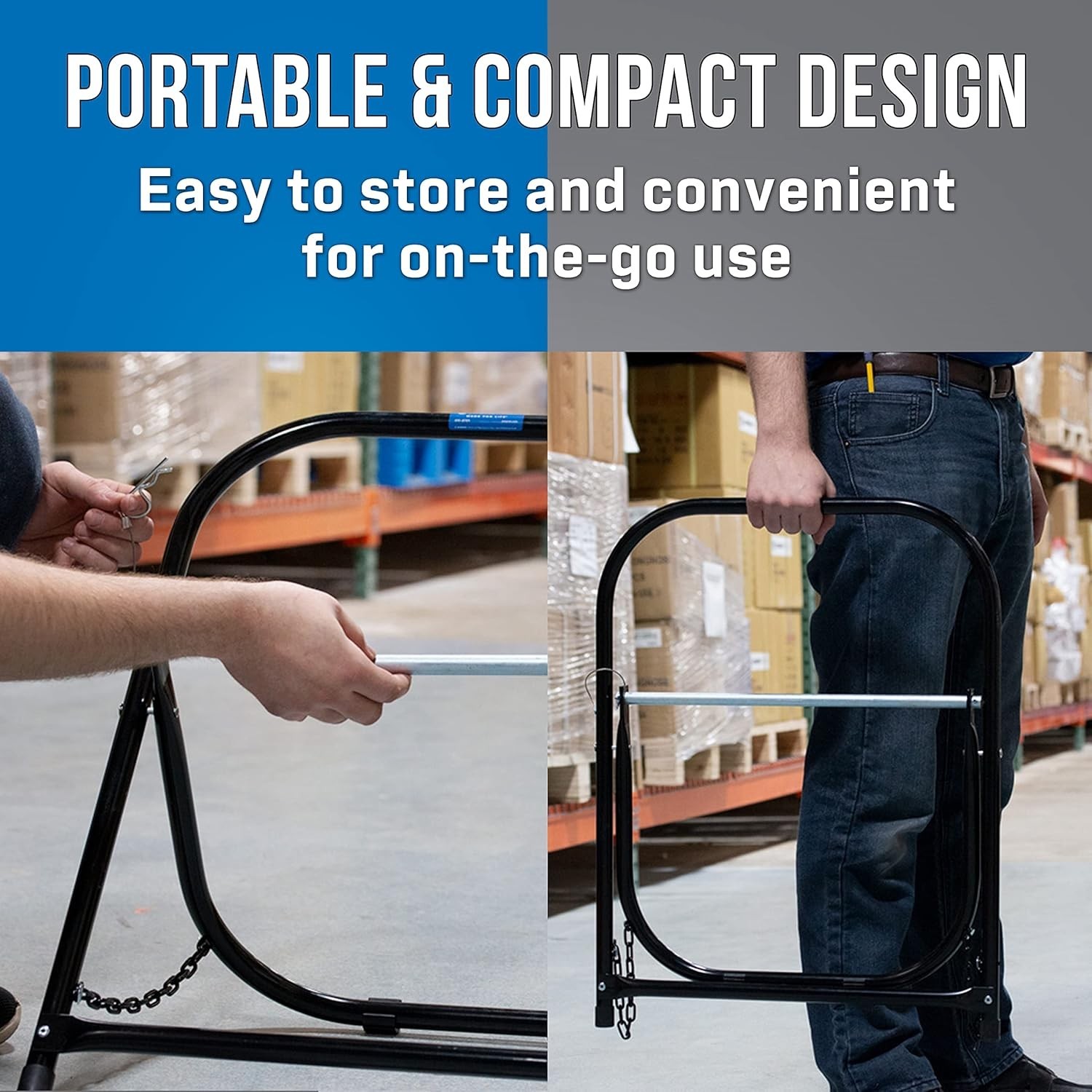 Folding Cable Caddy Stand Electrical Wire Spool Dispenser for Pulling Reel Roll