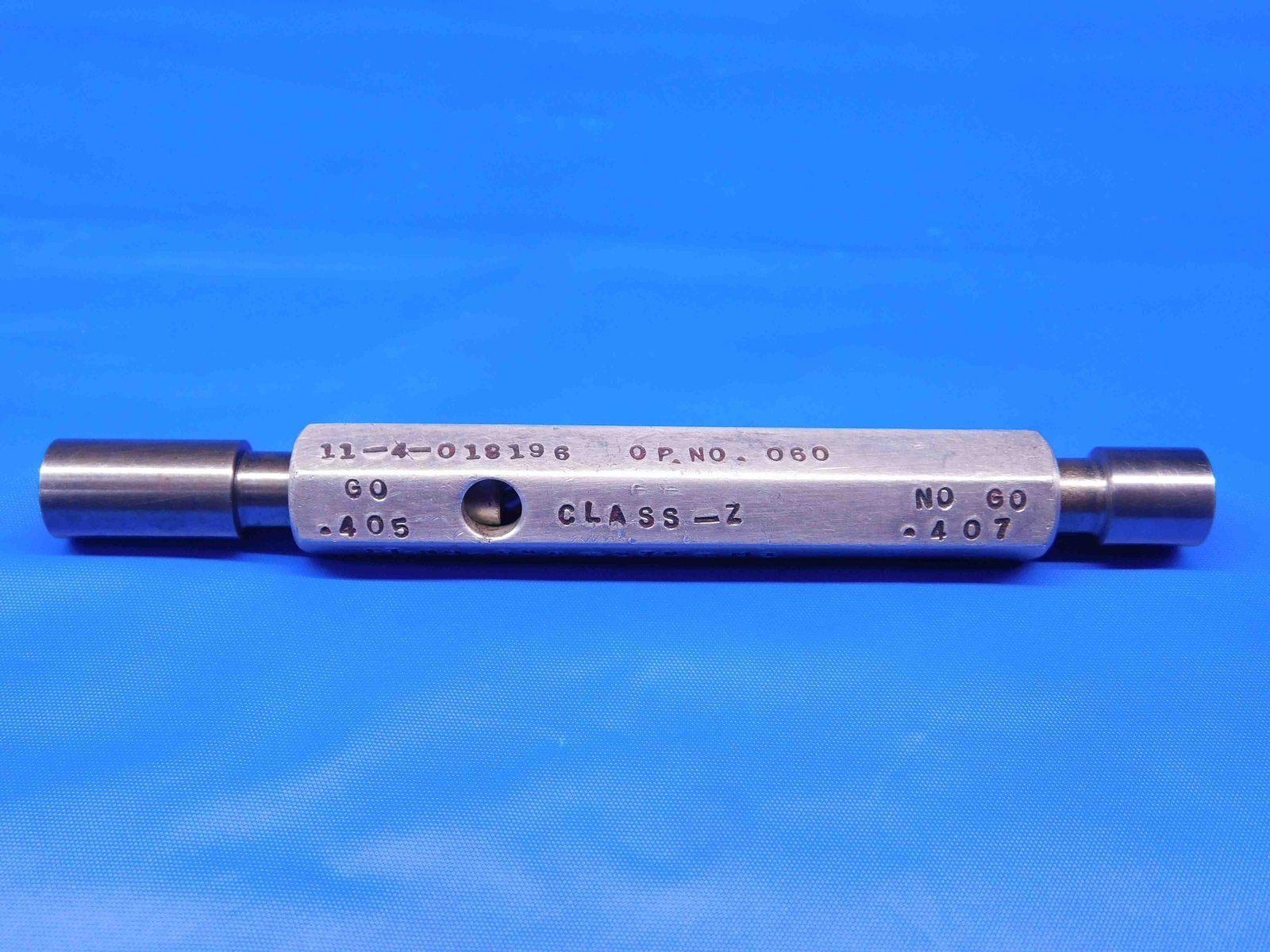 .4060 & .4070 CL Z PIN PLUG GAGE GO NO GO .4063 -.0003 13/32 10.312 mm .406 .407