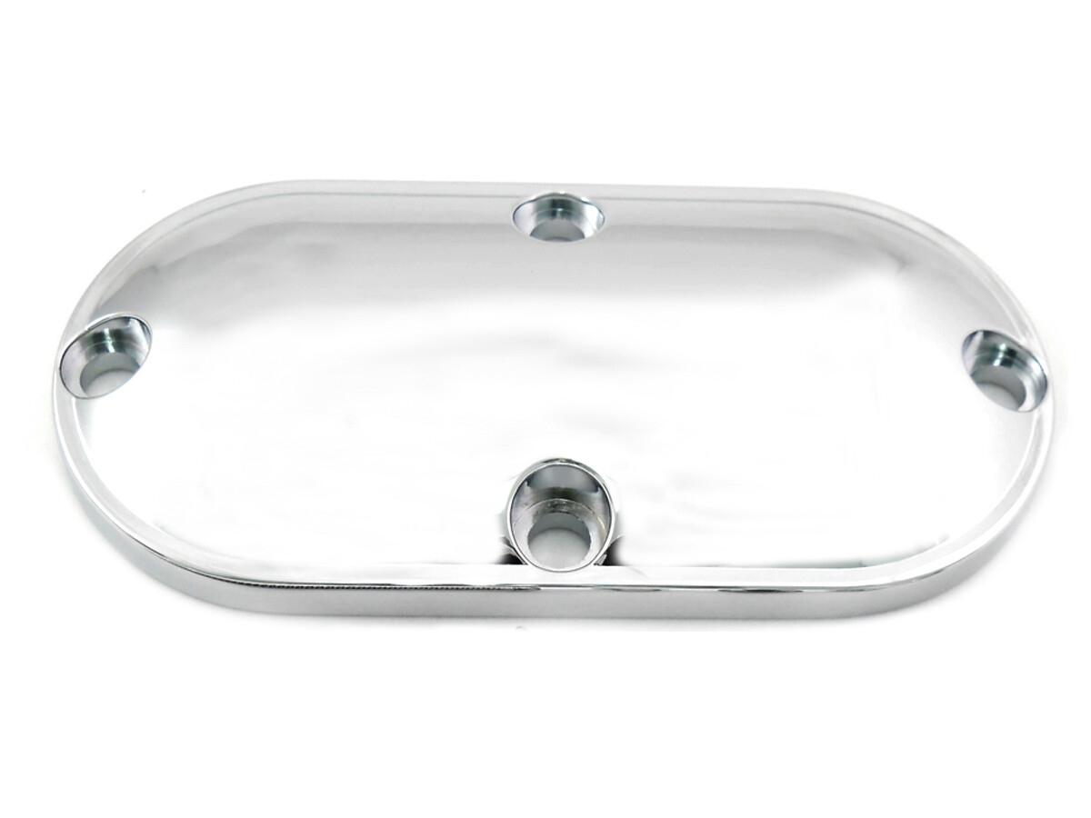 Chrome Smooth Inspection Cover for Harley Twin Cam 1999-up FX FL