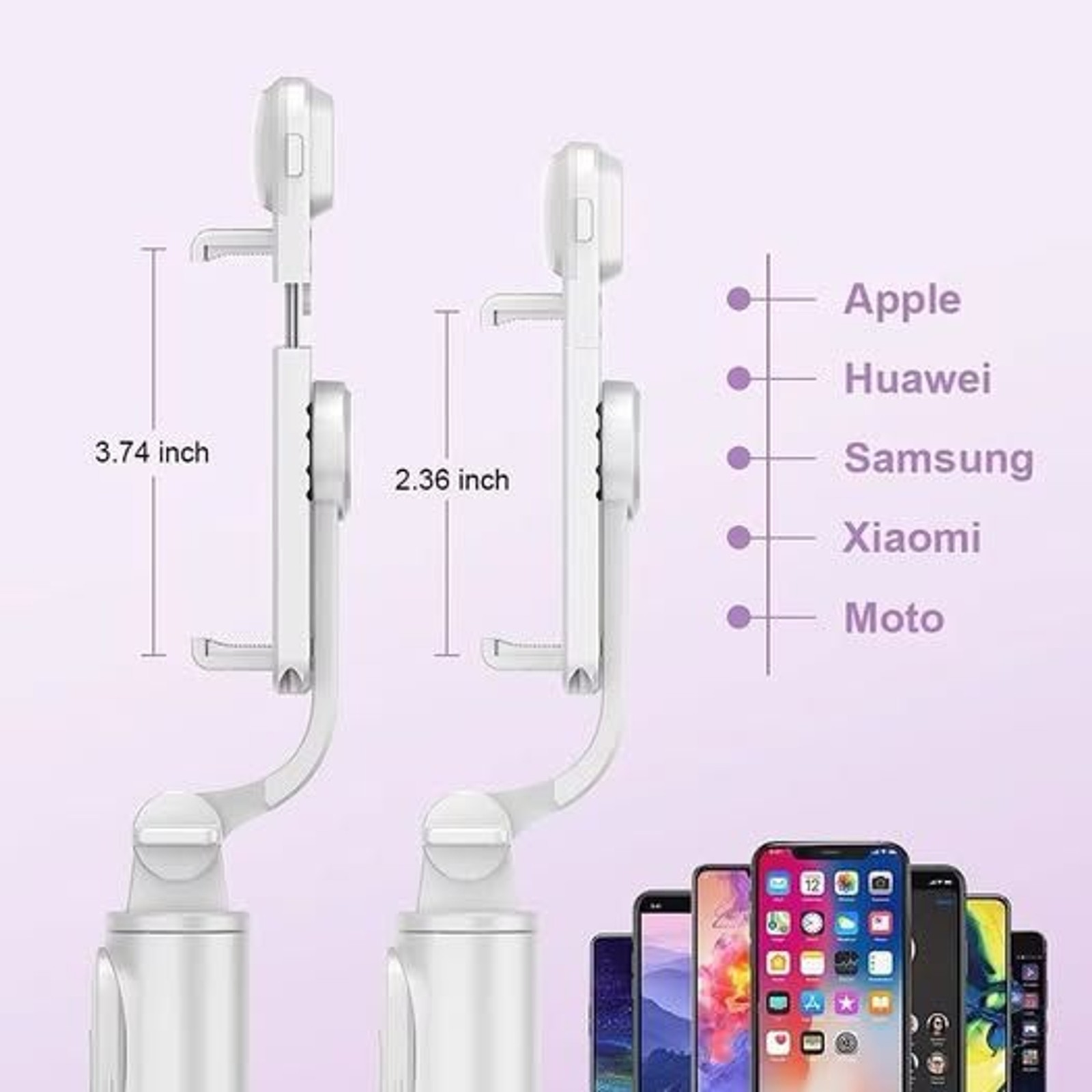 Wireless Bluetooth Selfie Stick Foldable Portable Tripod with Fill Light