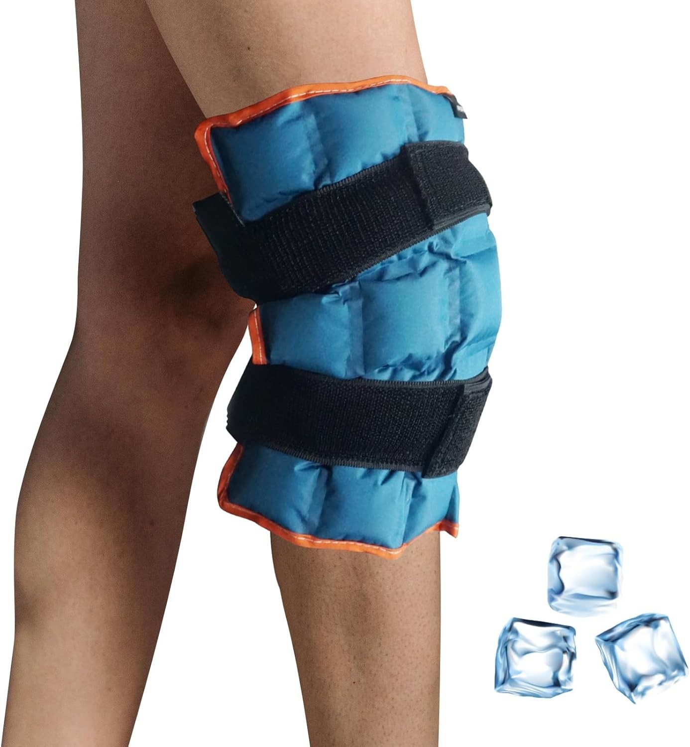 Ice Pack for Knee Pain Relief Reusable Hot Cold Compress with Adjustable Strap