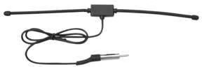 Motorcycle Audio Component: Hidden Antenna with Universal Connector, Black 896