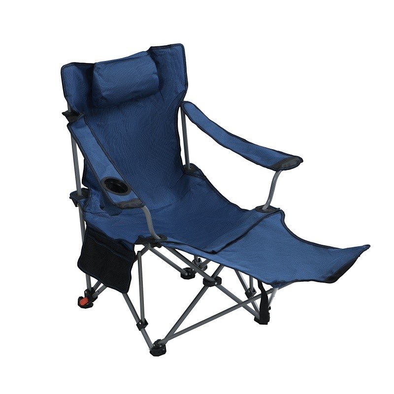 Outdoor Camping Chair, Reclining Chair Folding Portable Adjustable Carry Bag