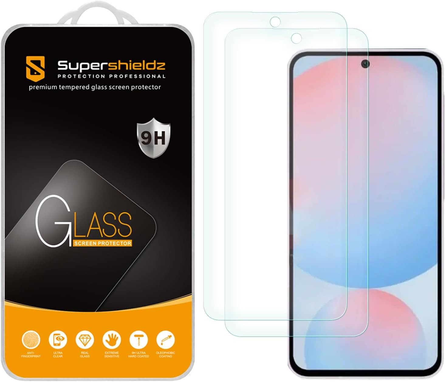 Supershieldz (2 Pack) Designed for Samsung Galaxy A36 5G / A37 5G Tempered Glass