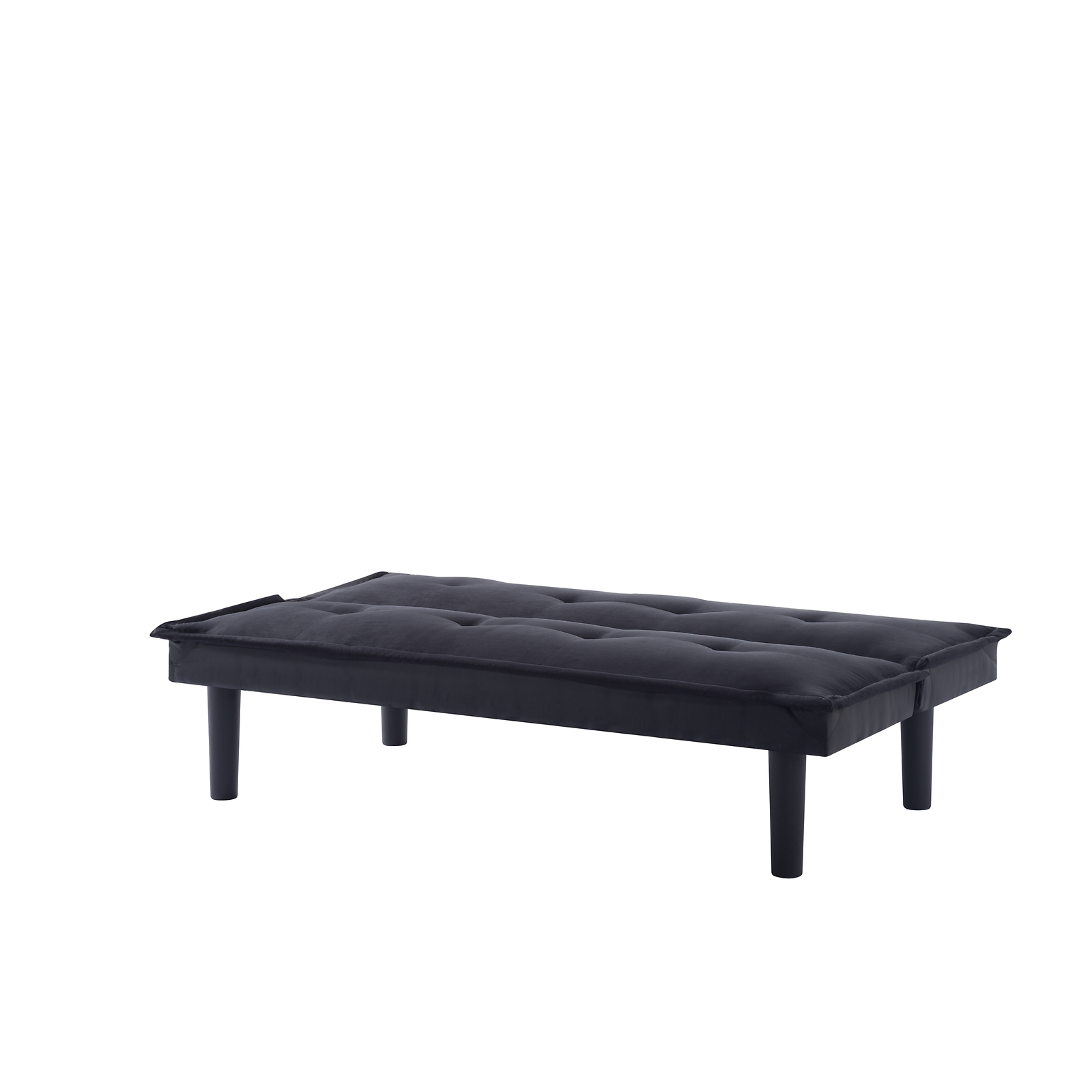 63in Adjustable Futon Sofa Bed Faux Suede Upholstered Modern Sleeper Couch Futon