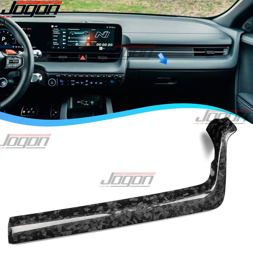 Forged Carbon For Hyundai Ioniq 5 N 5N 22+ Passenger Side Dash Panel Outlet Trim