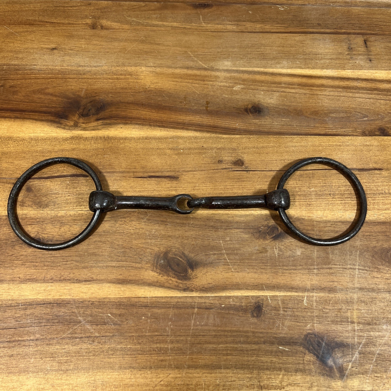 Loose Ring Snaffle Blued Steel 6” Western Horse Bit Tack Training