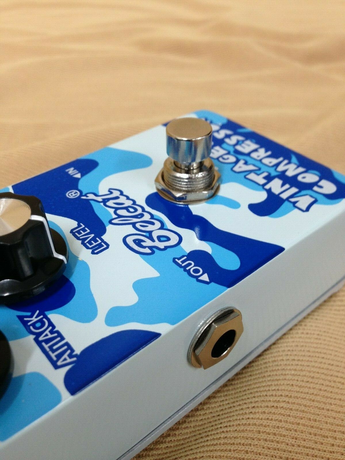Belcat CMP-509 Guitar Effects Pedal, Vintage Compressor - Blue