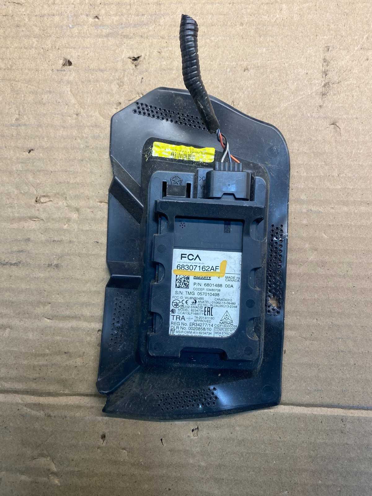 2019 to 2021 Jeep Grand Cherokee Blind Spot Radar Sensor Module OEM AA3157 DG