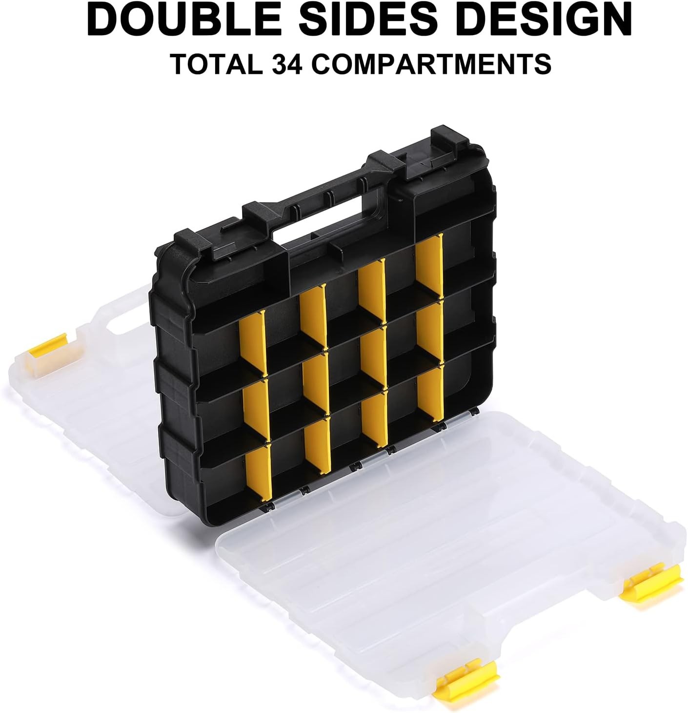 Mayouo Double Side Tools Organizer, Customizable Removable Plastic Dividers