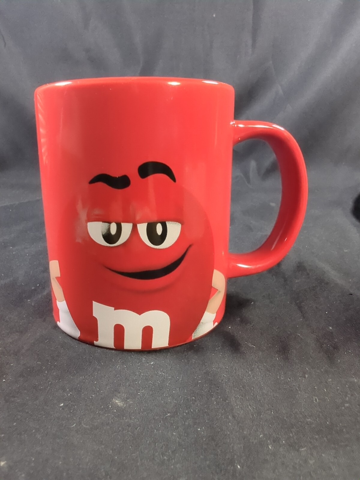 2020 Frankford Candy LLC M & M Red Coffee Mug Cup "Red Looks Good On Me" Mars