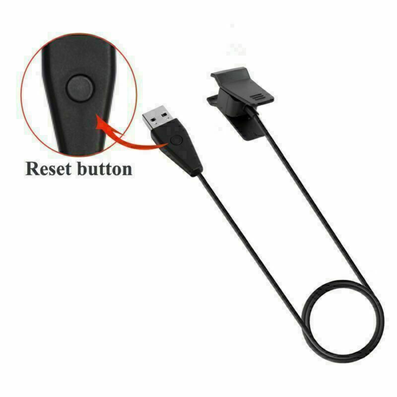 USB Charger Charging Cable+Reset Button  Replacement For Fitbit Alta Smart Watch