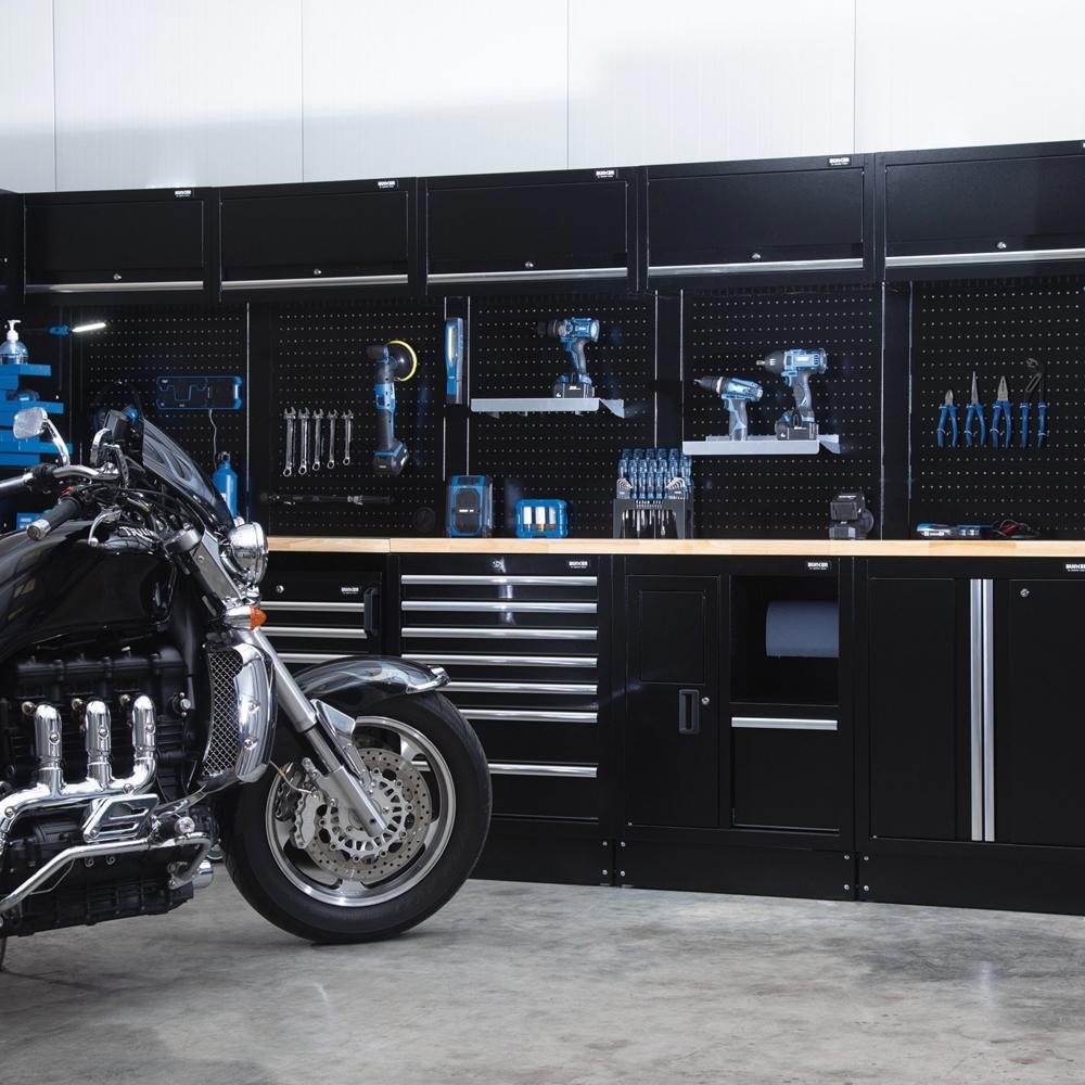 Bunker Modular Wall Cabinet Black