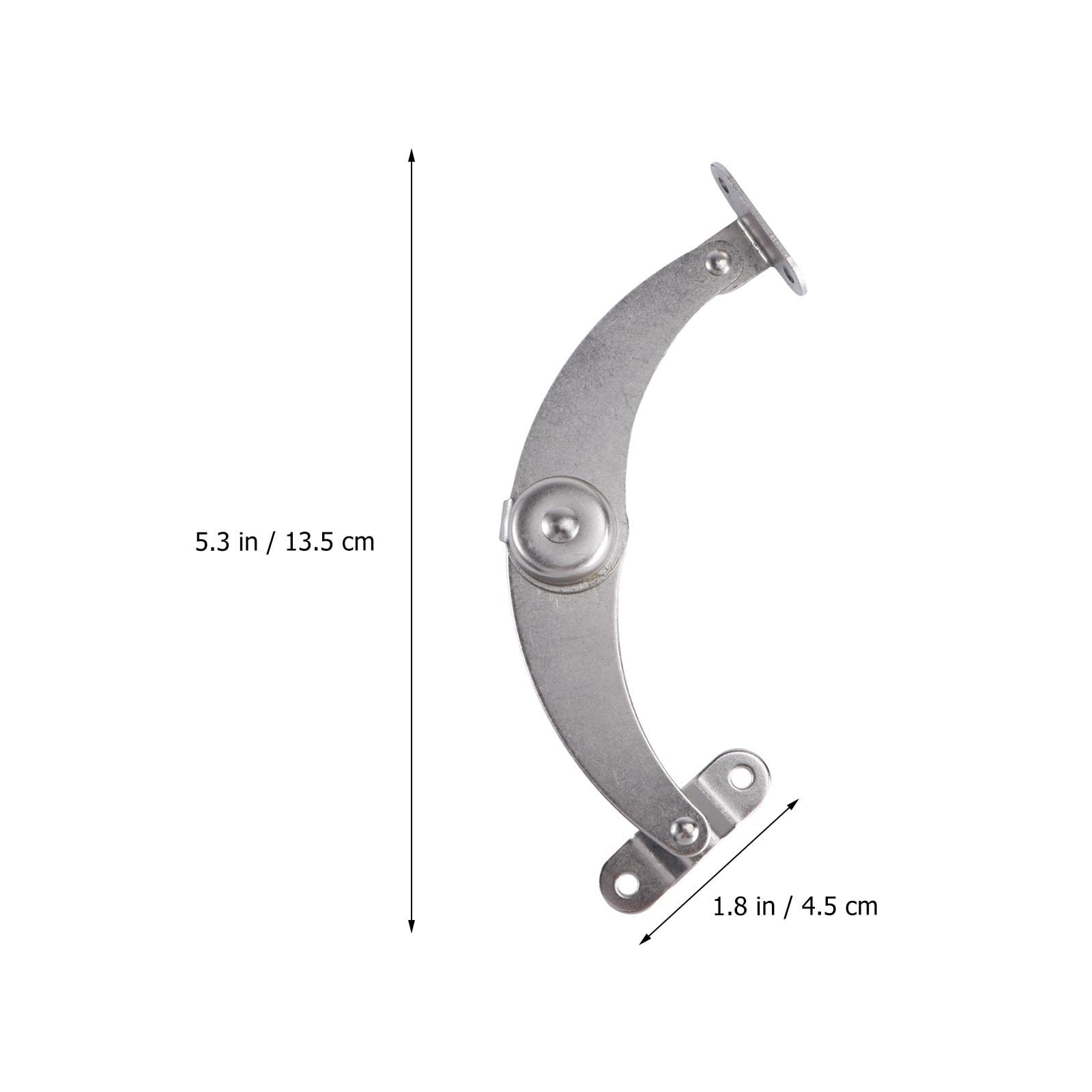 4 PCS Adjustable Stainless Steel Support Pull Rods Practical Support Hinges