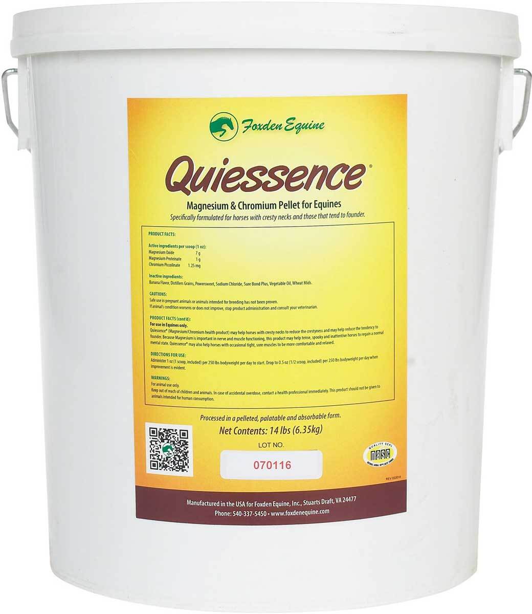 new Quiessence Magnesium & Chromium Pellet for Horses