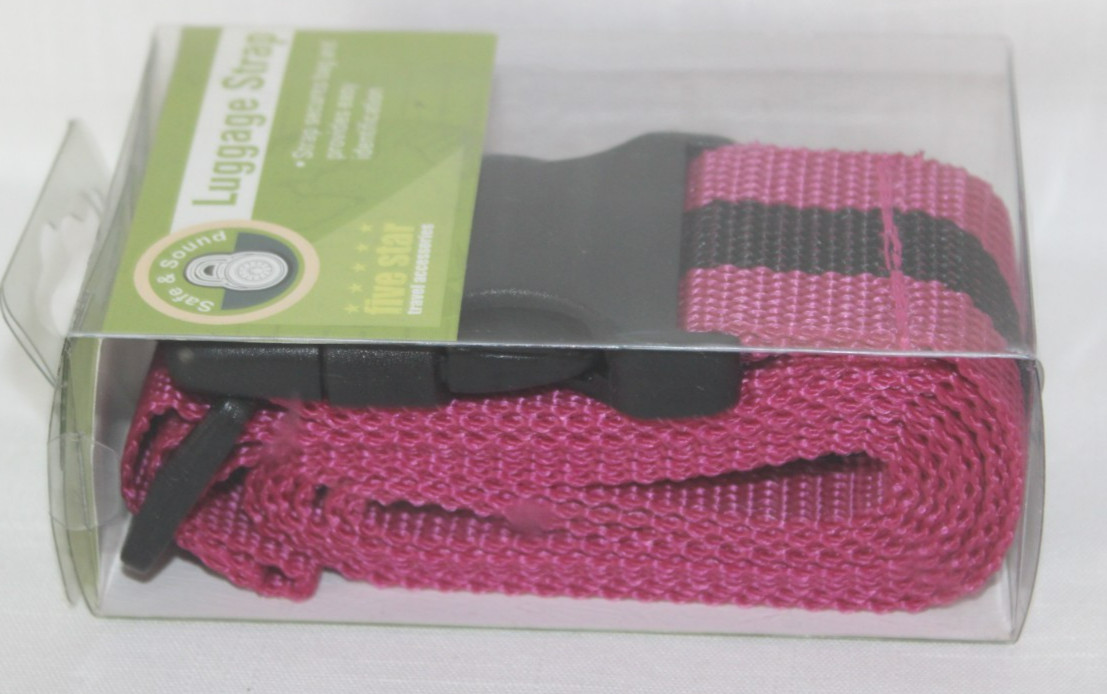 Five Star Travel Accessories Luggage Strap Raspberry Color-G8